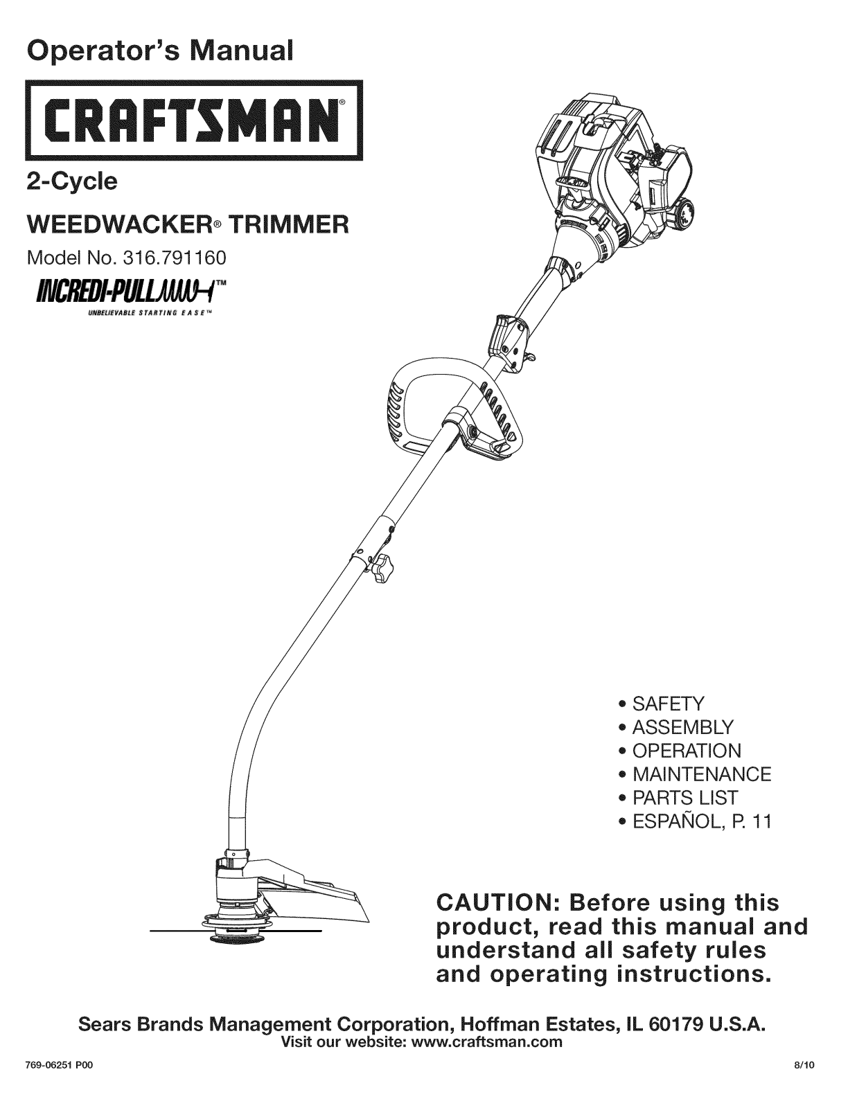 MTD 41AD326C799 Owner’s Manual