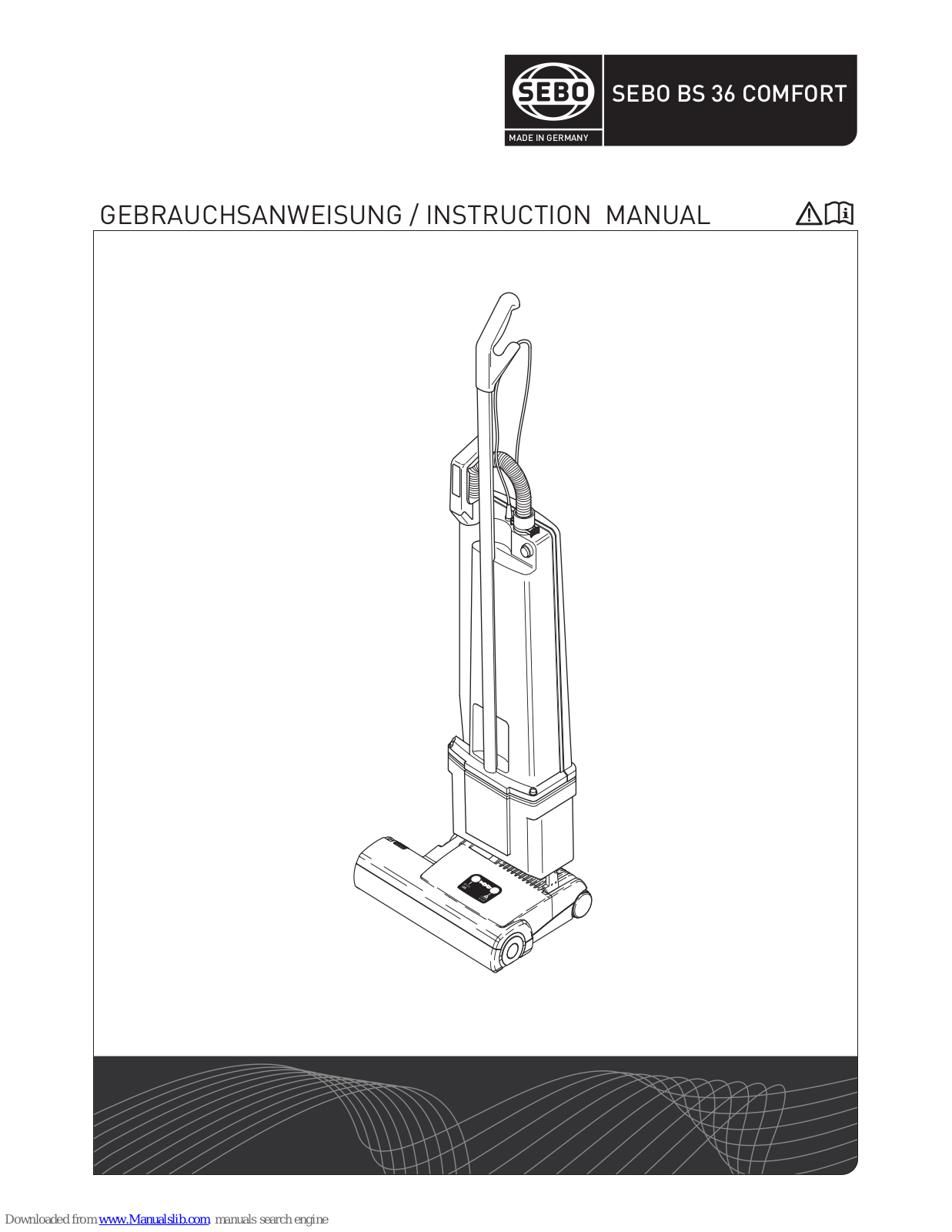 Sebo 0 ,*#,/1,BS 36 Comfort Instruction Manual