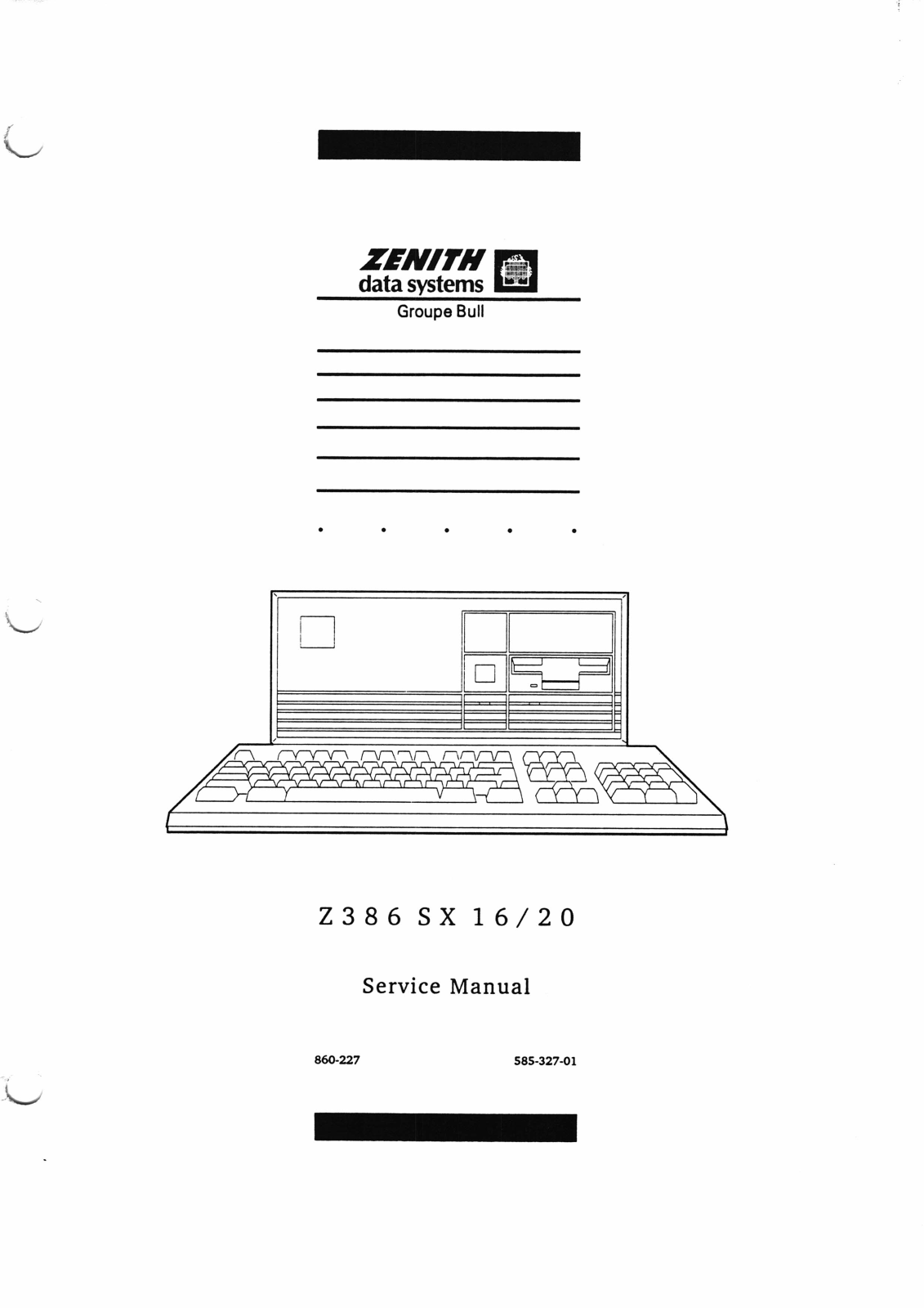 Zenith Z-386 SX Service Manual - ManualMachine.com