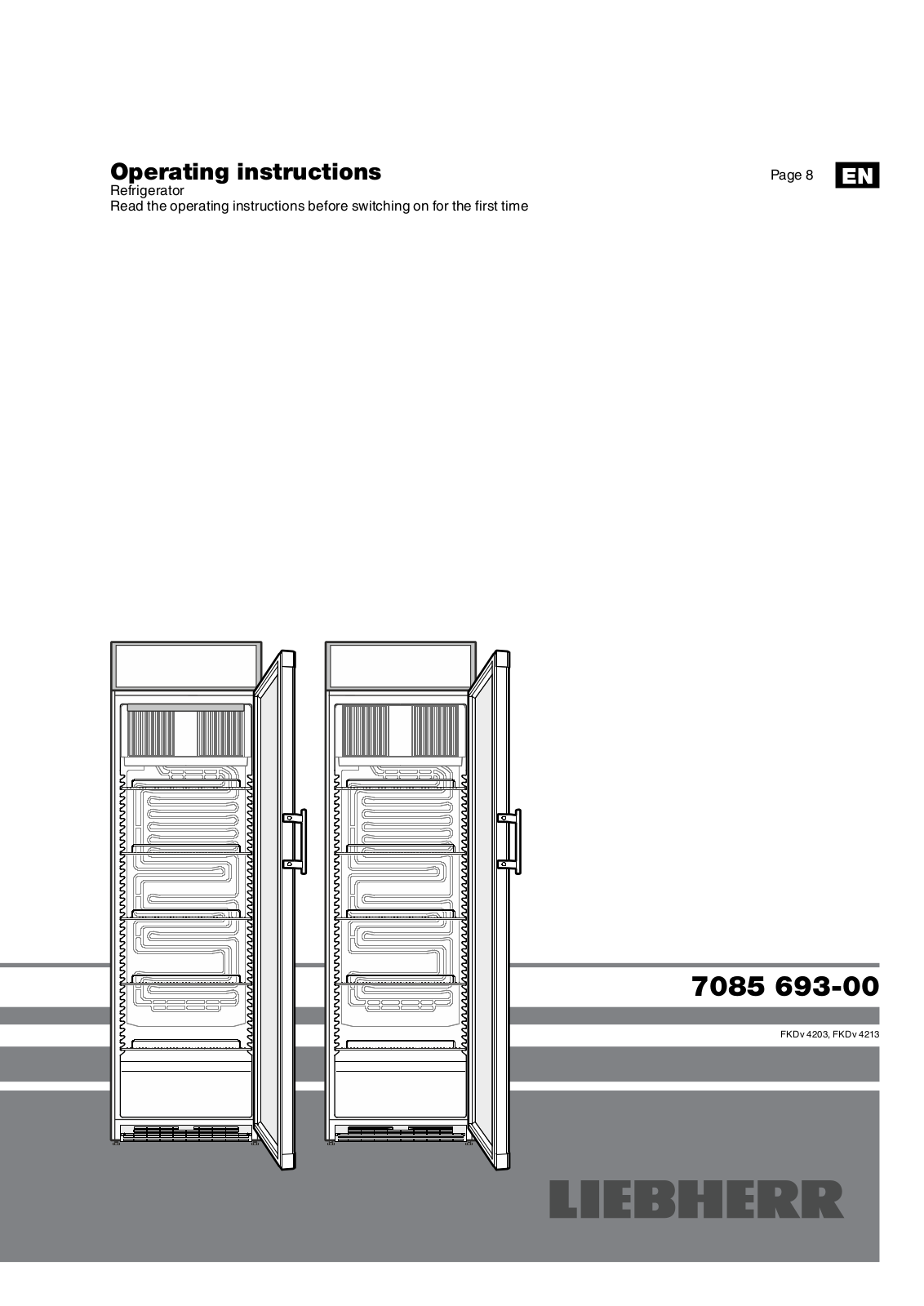 liebherr FKDv 4213 operation manual