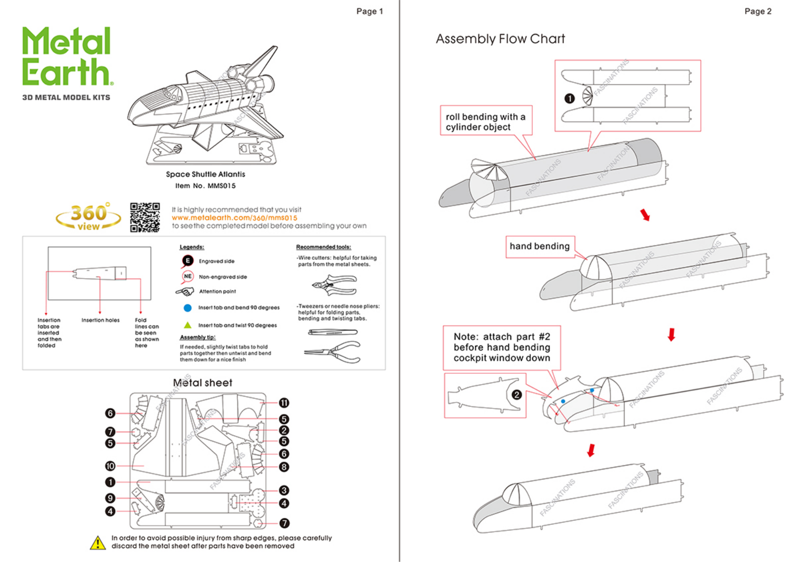 Fascinations MMS015 Service Manual