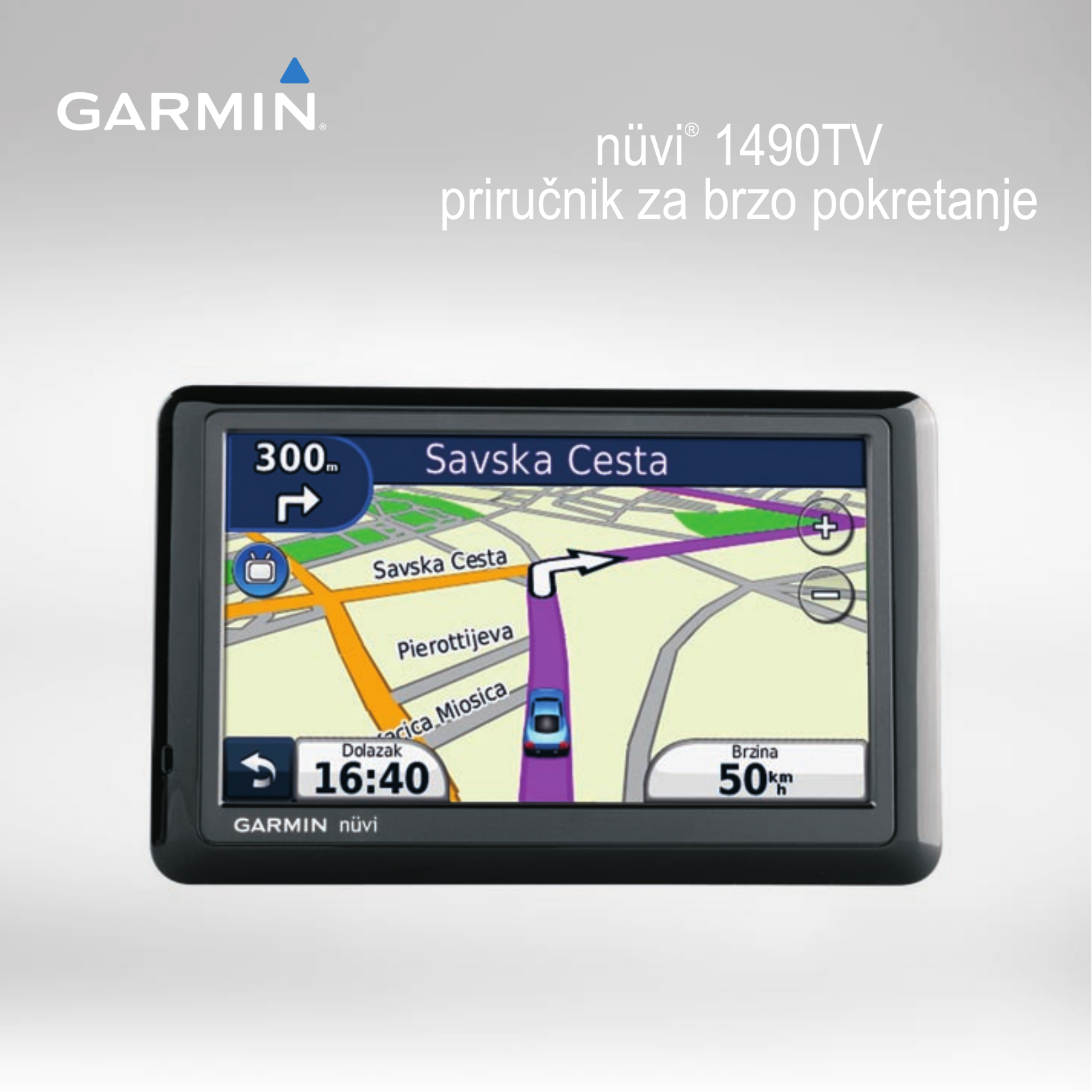 Garmin nüvi 1490TV Quick Start Guide