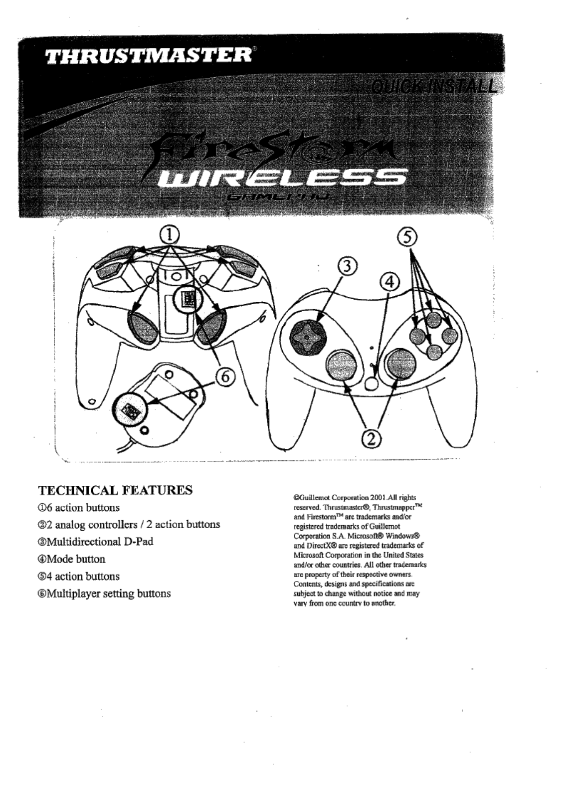 Thrustmaster FSWIRELESS User Manual