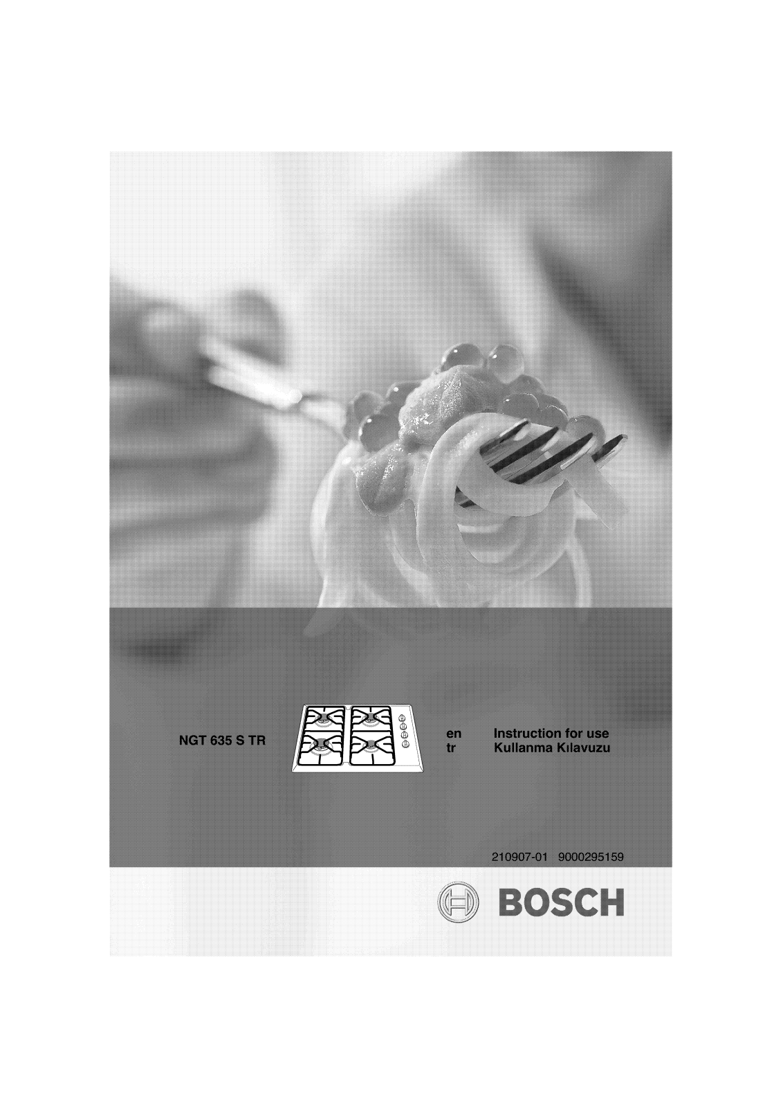 Bosch NGT635STR Manual