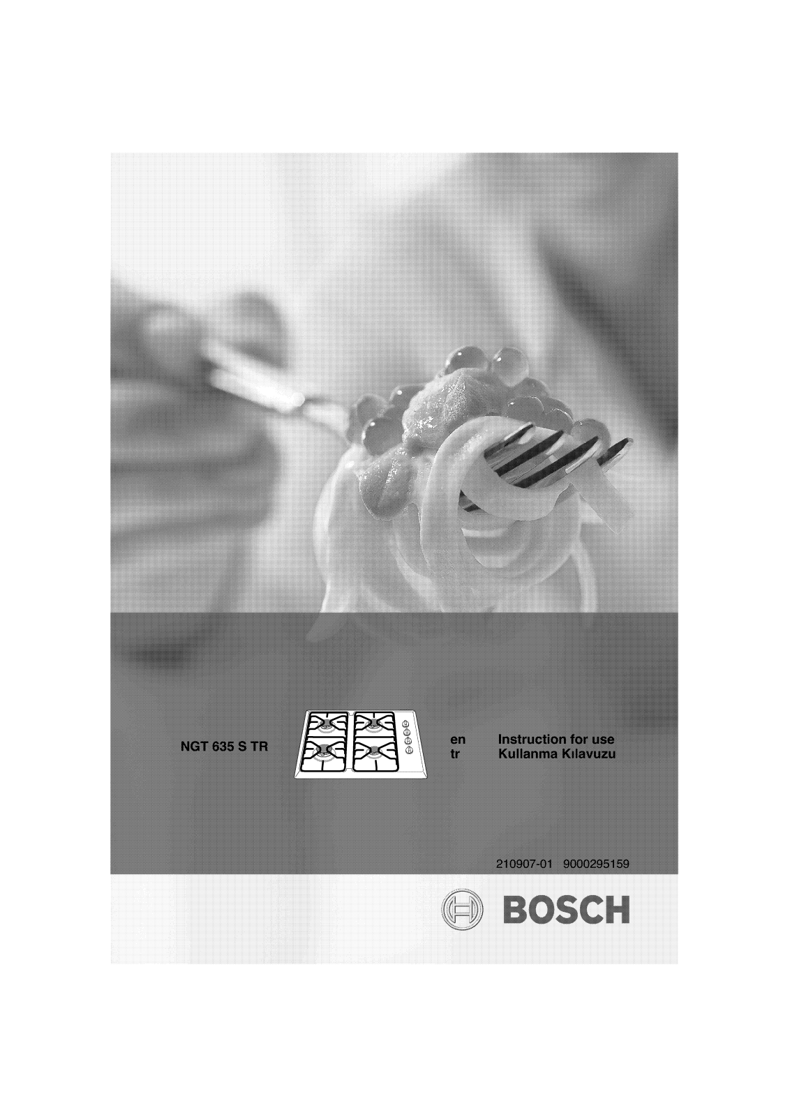 Bosch NGT635STR User Manual