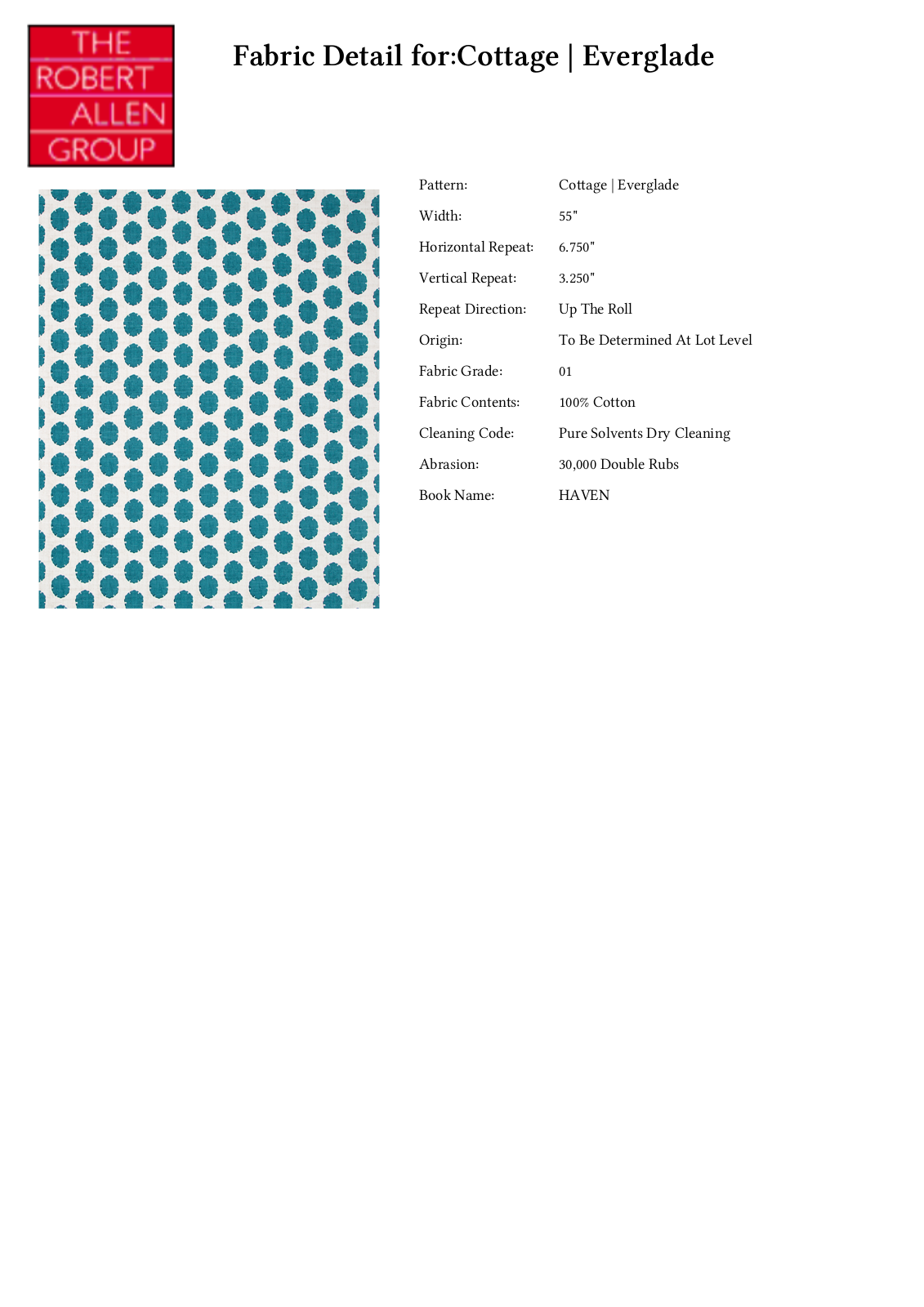 Robert Allen RALF1151 Specifications - ManualMachine.com