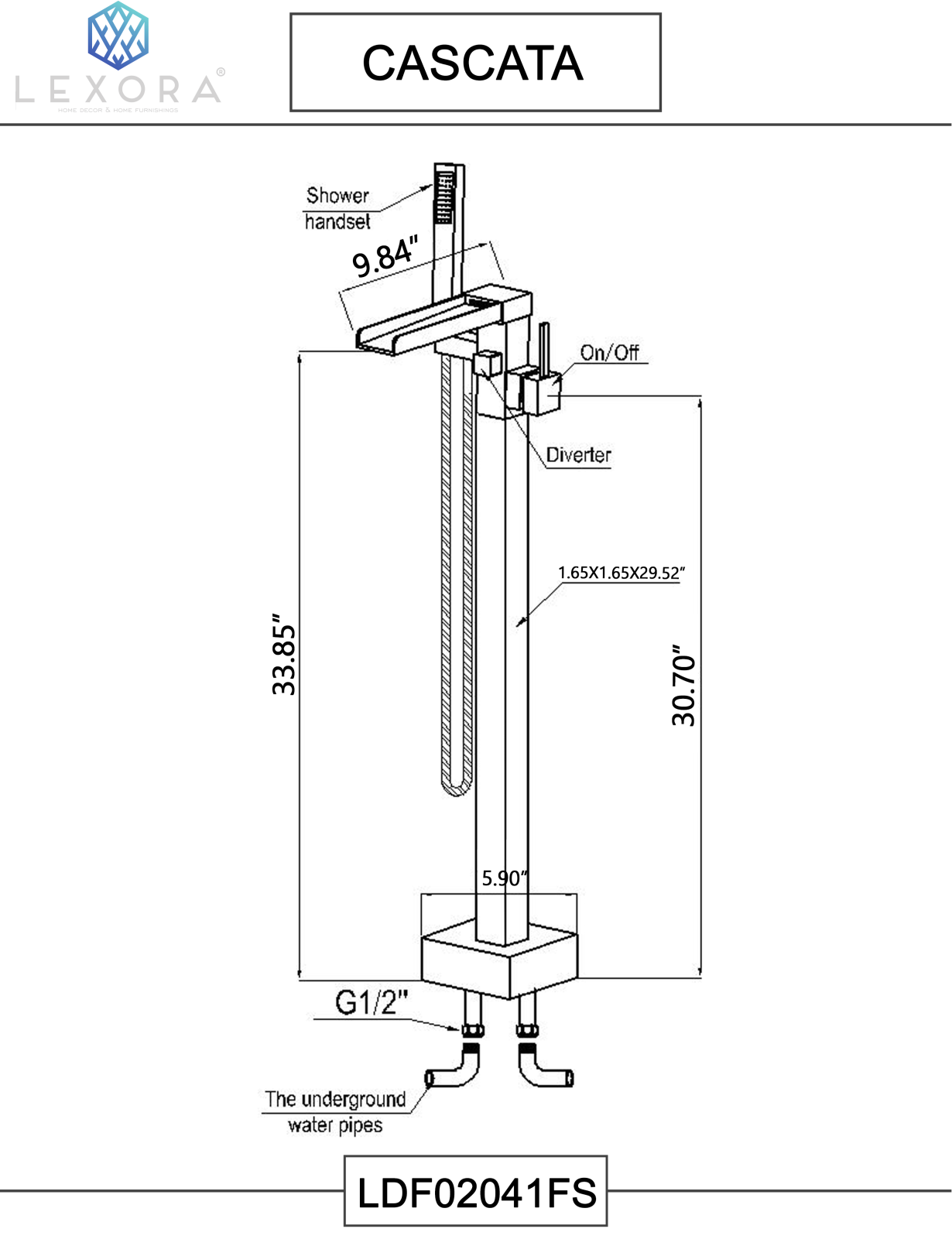 Lexora LDF02041FSBNL, LDF02041FSCHR Specifications - ManualMachine.com