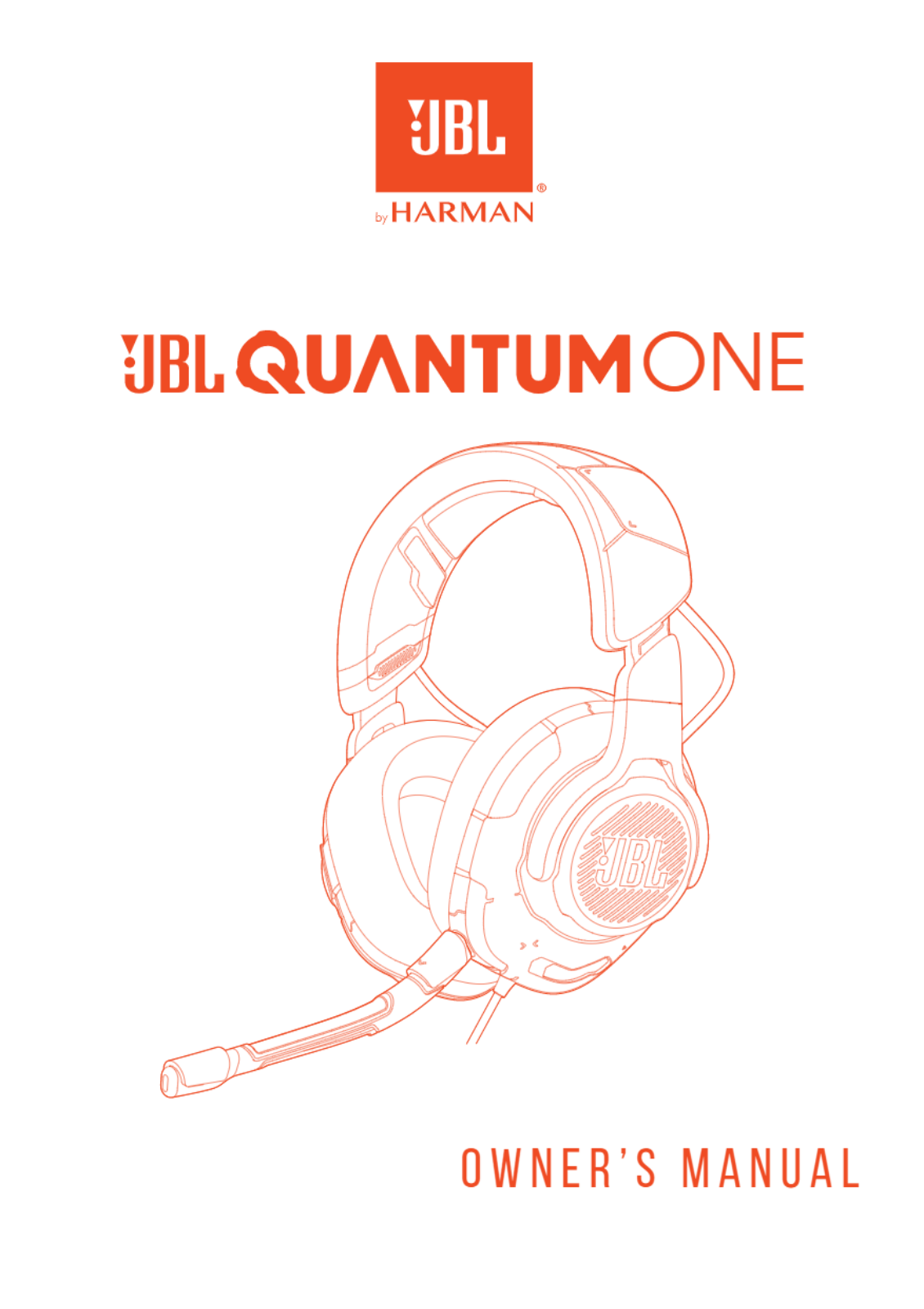 JBL Quantum One Zwart User manual