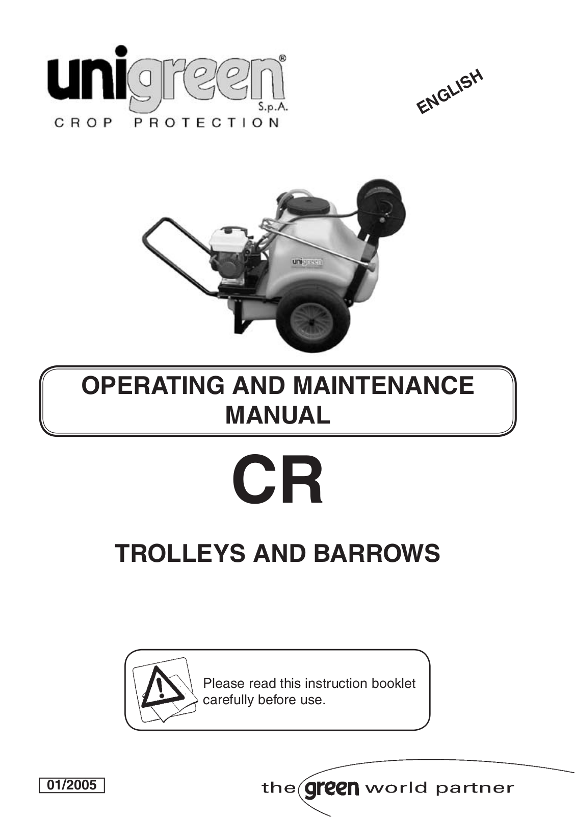 Unigreen Trolleys and Barrows User Manual