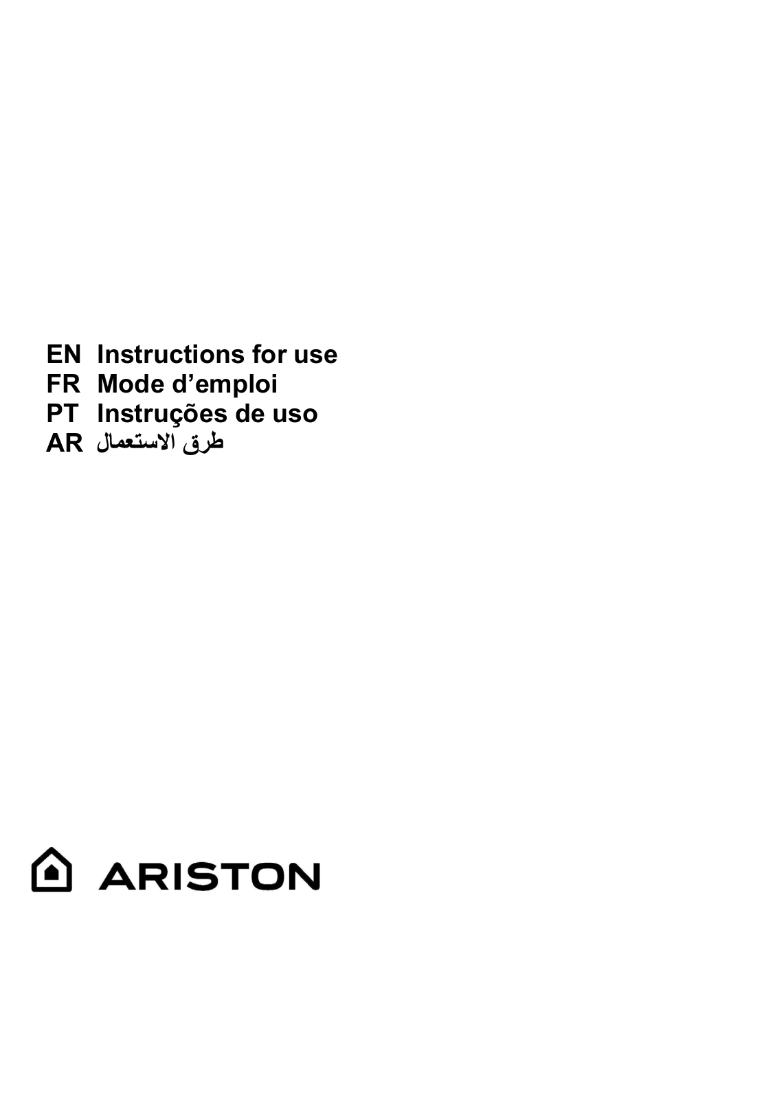 ARISTON AHPC 6.5F AM W User Manual