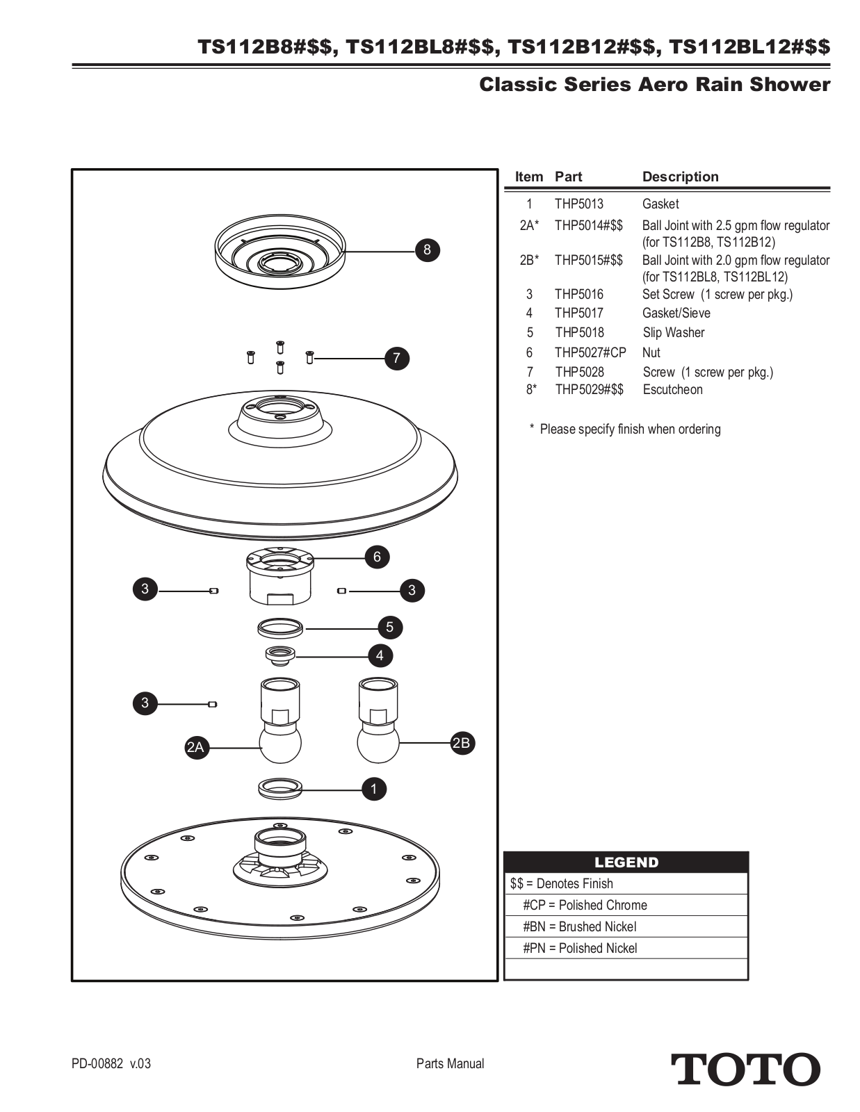 TOTO SBSA1834 Installation & Assembly - ManualMachine.com
