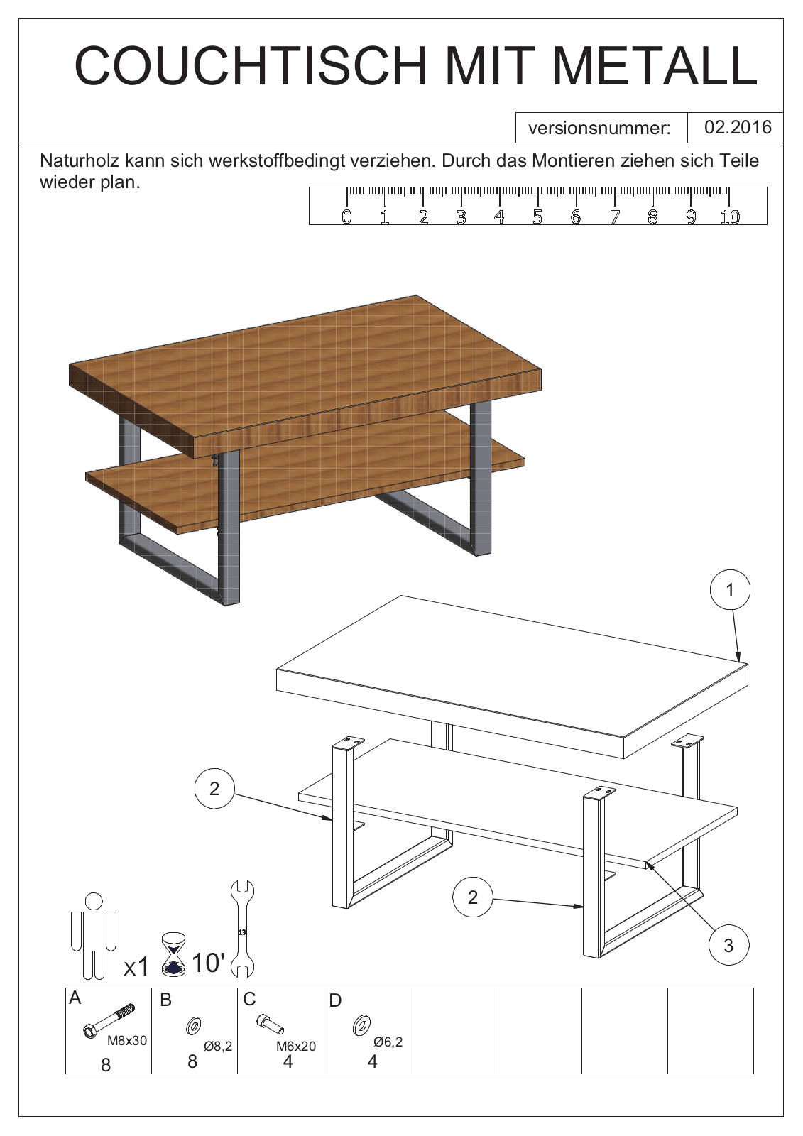 Home affaire Faaborg Assembly instructions