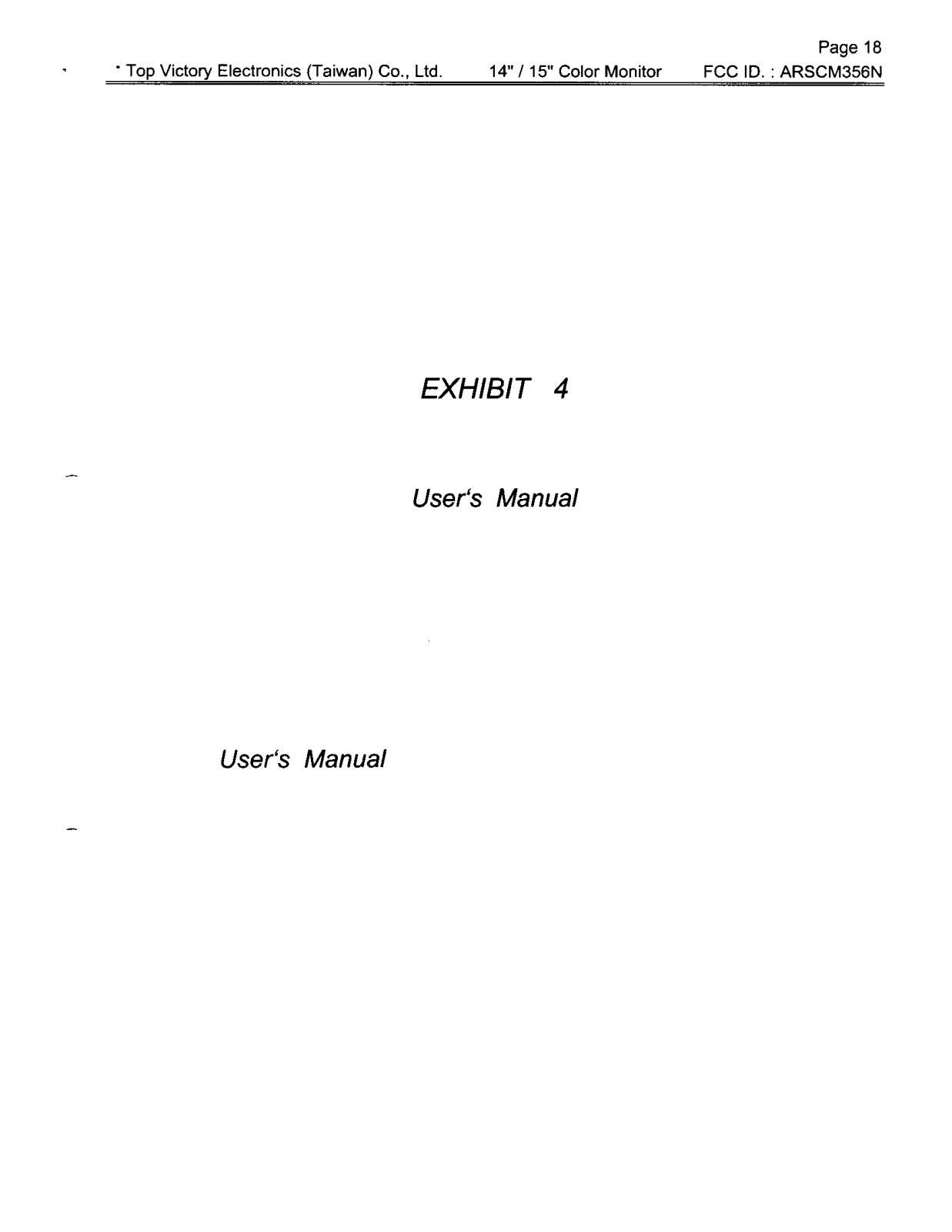 Top Victory Electronics CM356N User Manual - ManualMachine.com