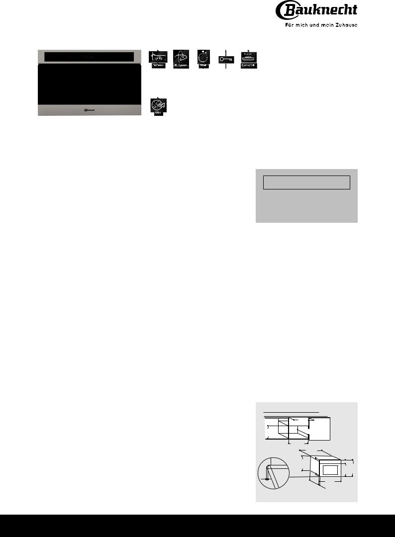 Bauknecht EMNK5 2438 PT User Manual