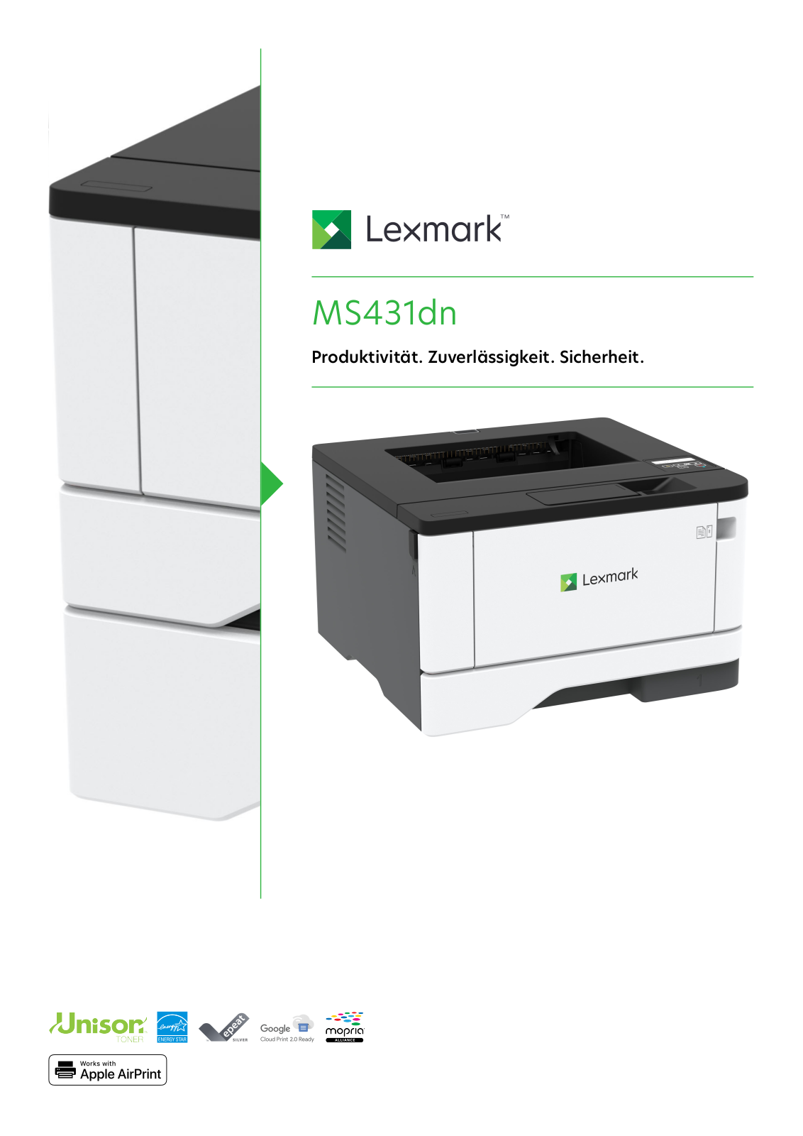 Lexmark MS431dw User Manual