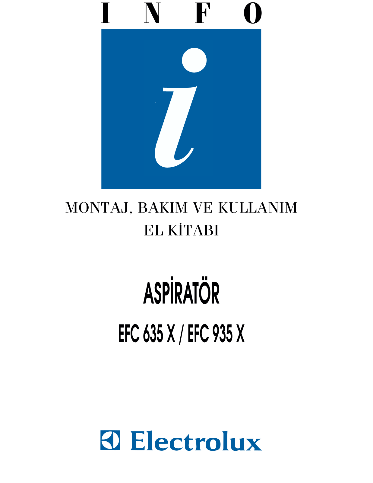 AEG EFC 635 X, EFC 935 X User Manual