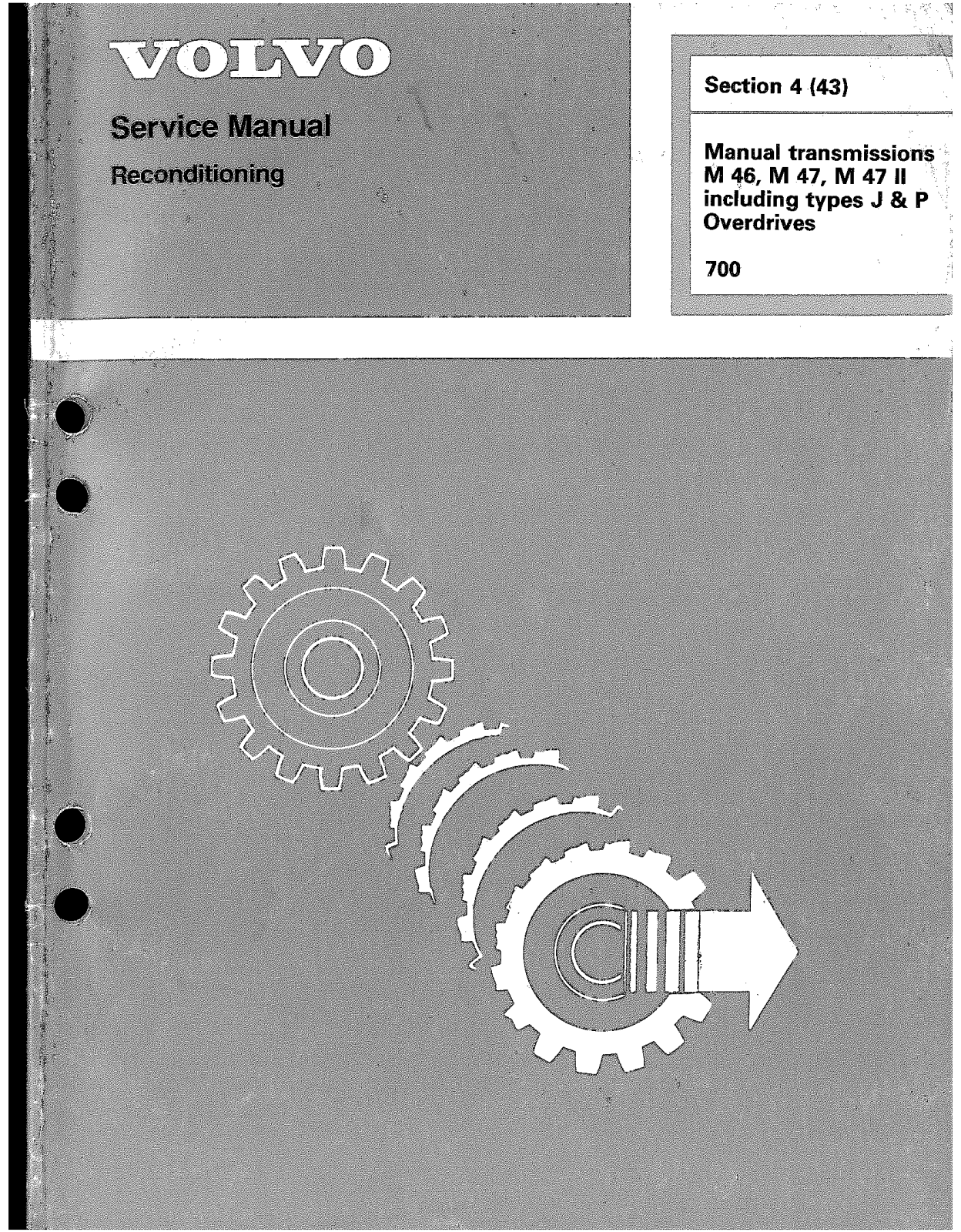 Volvo M46 M47 Transmission Service Manual - ManualMachine.com