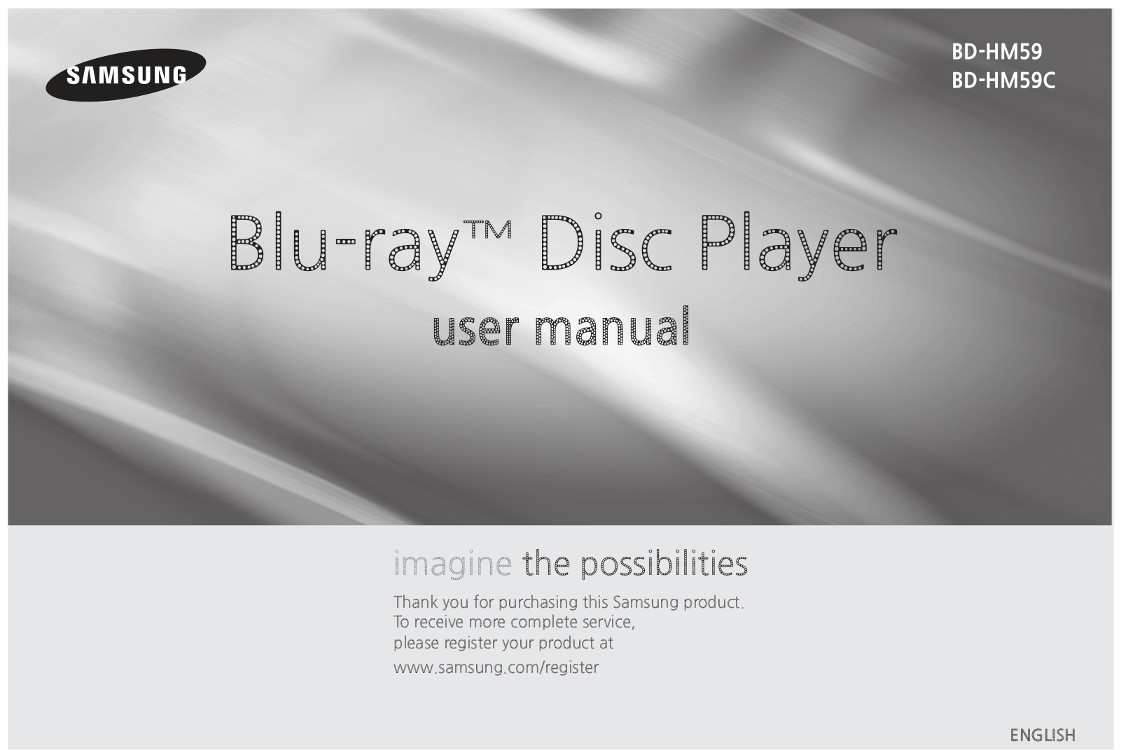 Samsung BD-HM59 User guide - ManualMachine.com