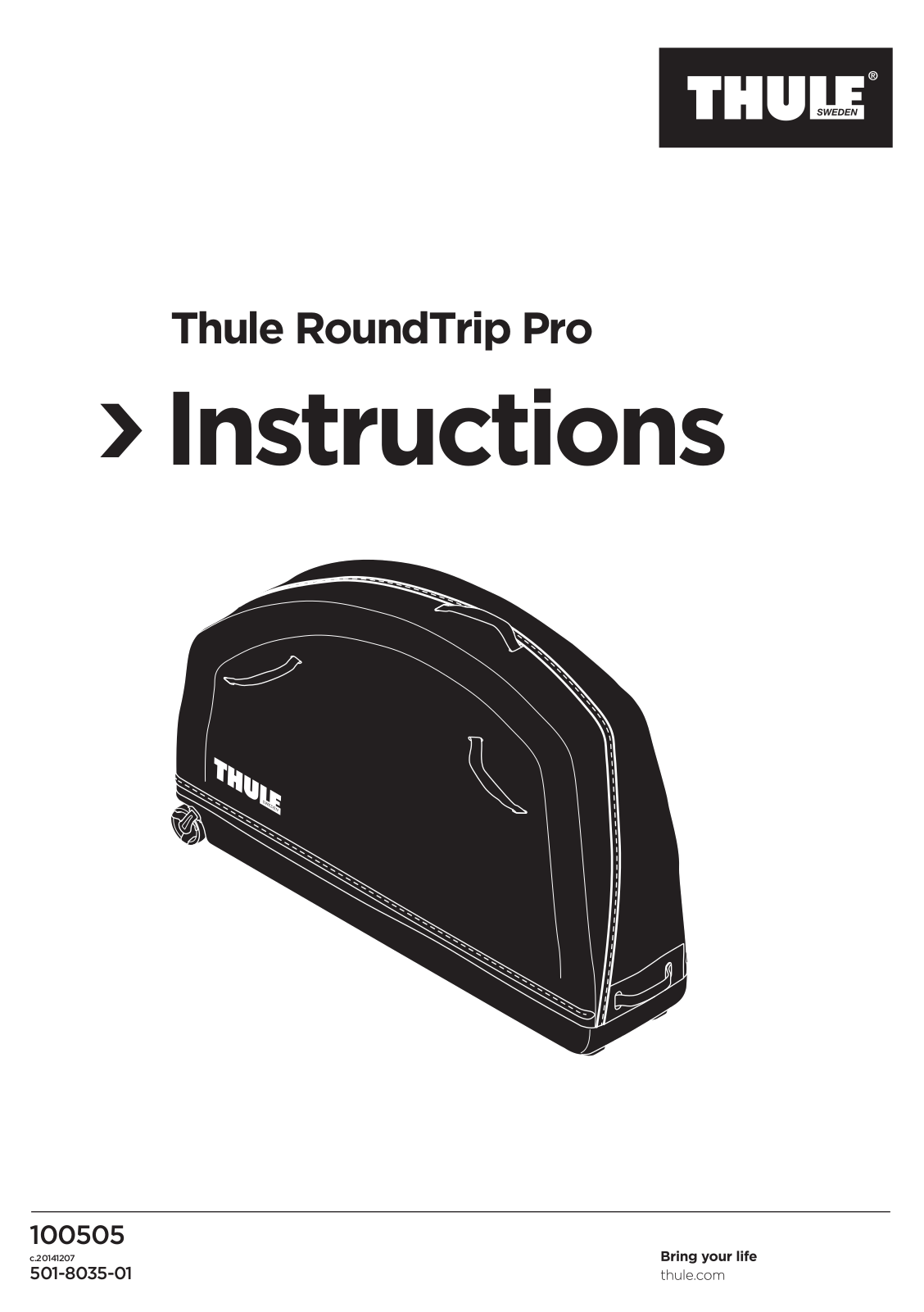 Thule RoundTrip Pro User Manual