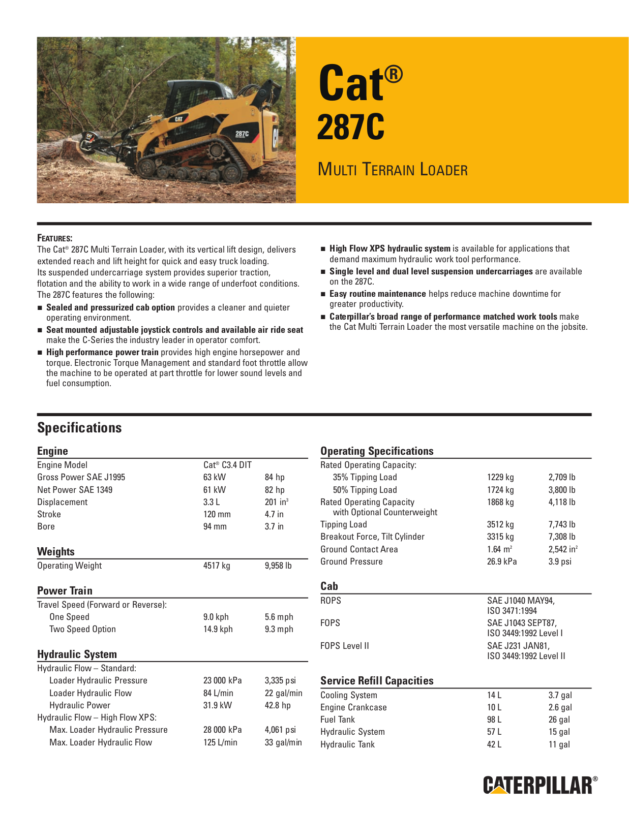 Caterpillar 287C BROCHURE - ManualMachine.com