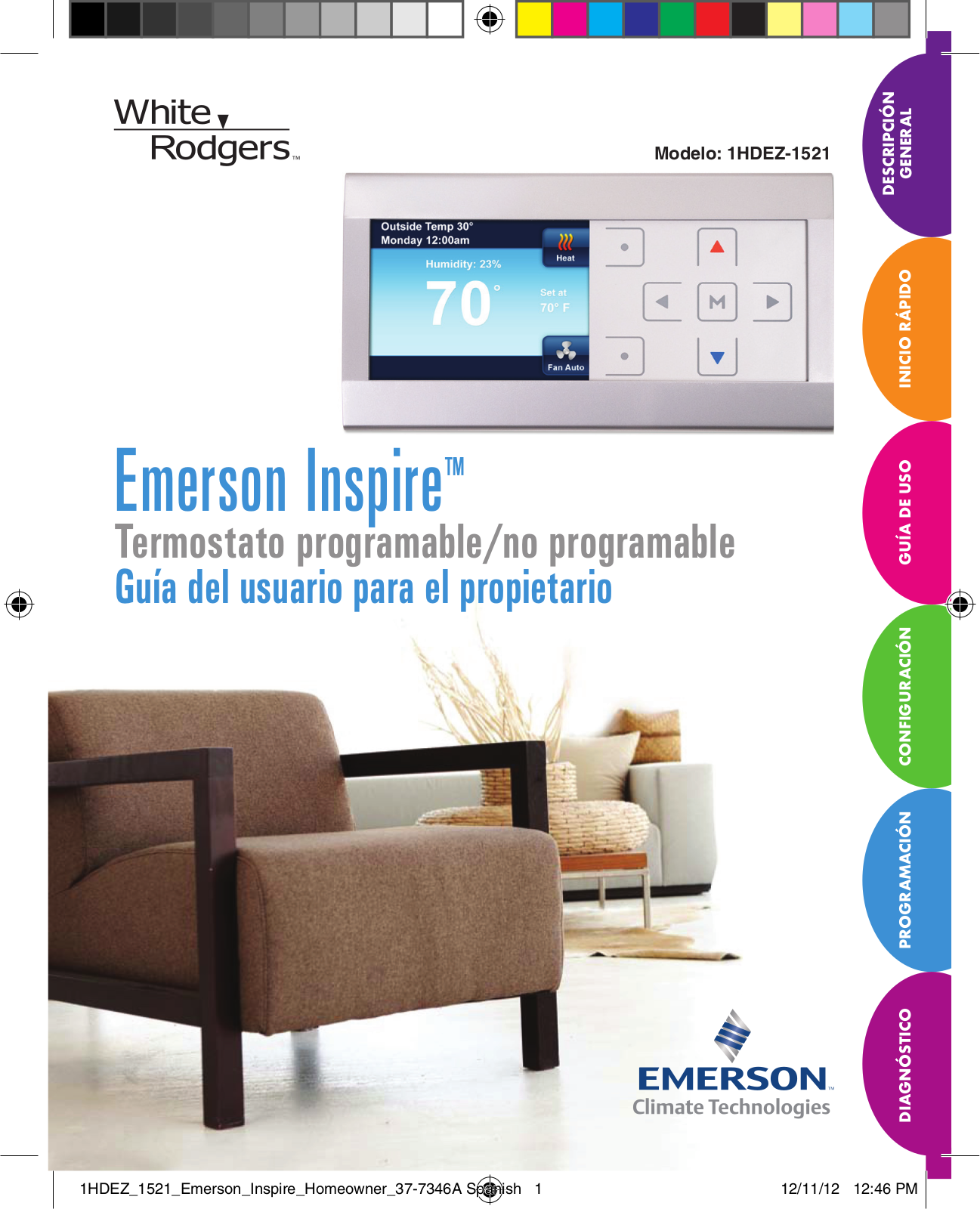 Emerson 1HDEZ-1521 User Manual