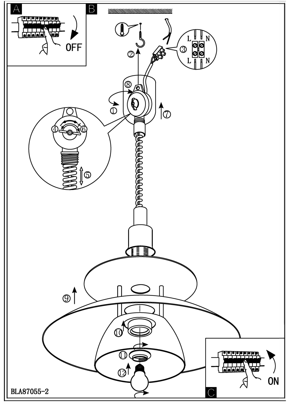 Eglo 87055 Service Manual