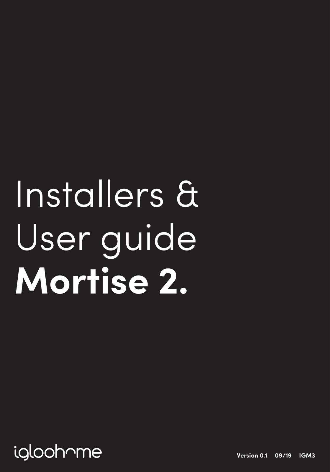 Igloohome IGM3 User Manual