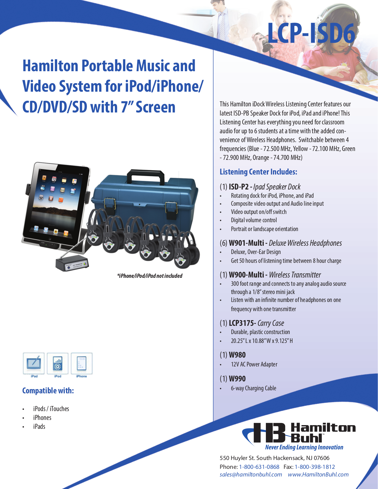 Hamilton Buhl LCP-ISD6 User Manual