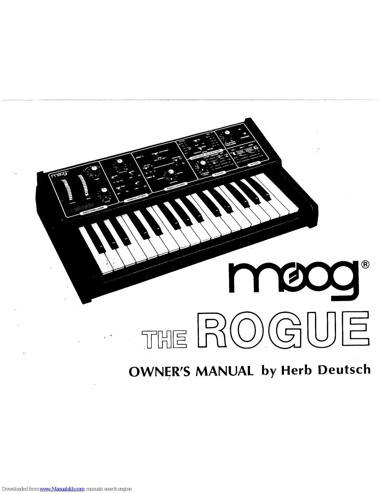 Moog The Rogue Owner's Manual