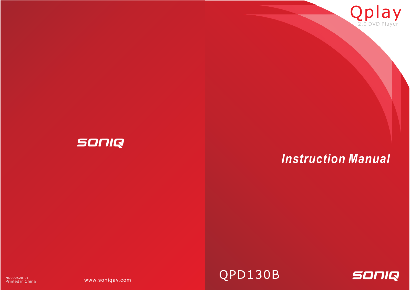 SONIQ QPD130B Instruction Manual