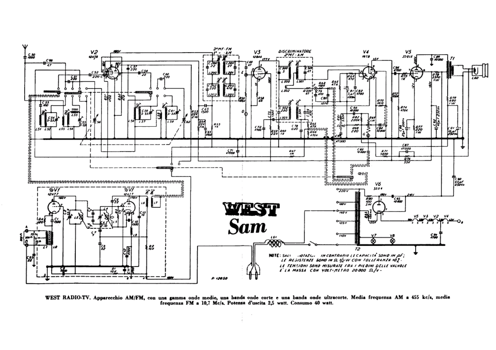 West sam schematic