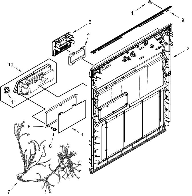 Whirlpool WDF130PAHW, WDF130PAHB, WDF130PAHS Parts List