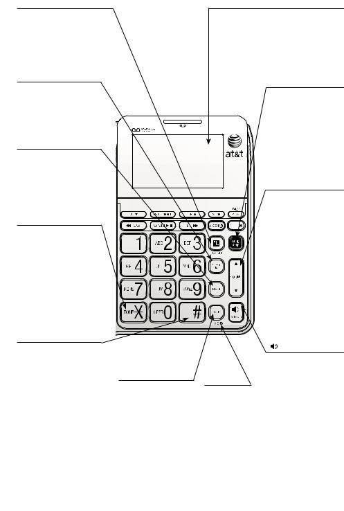 AT&T Corded Phone With Answering System CL4940 User Manual