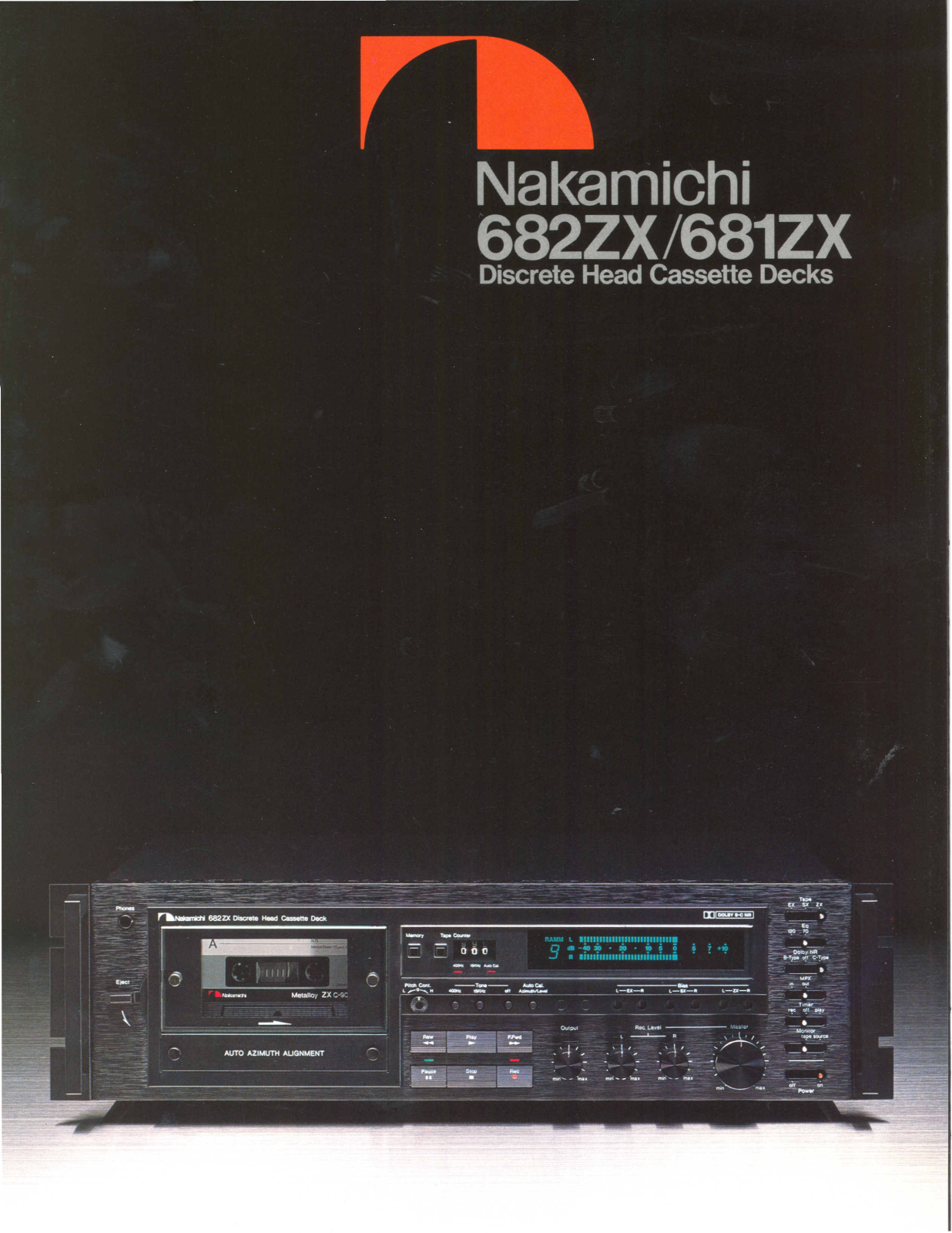 Nakamichi 681-ZX, 682-ZX Brochure