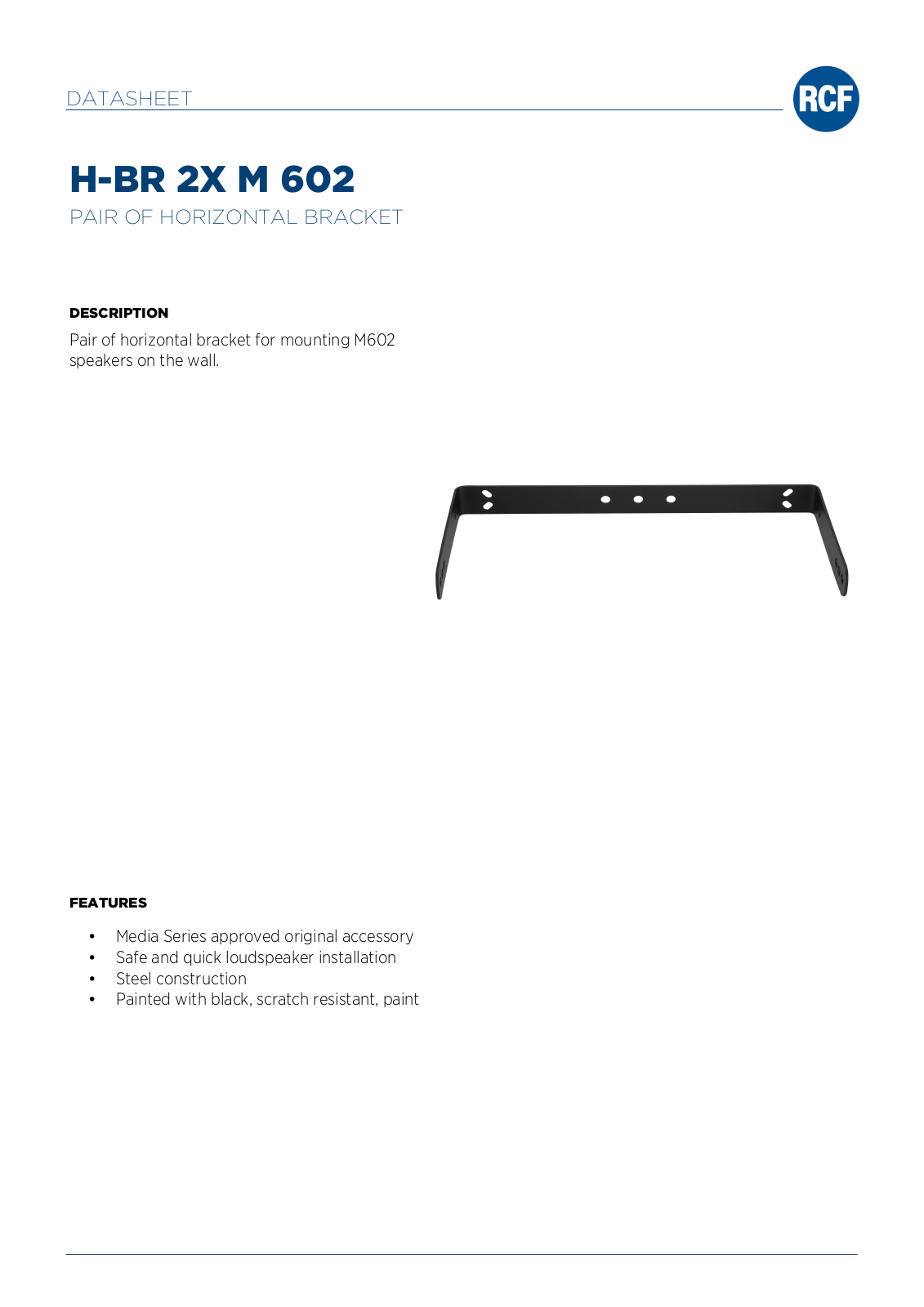 RCF H-BR 2X M 602 Datasheet