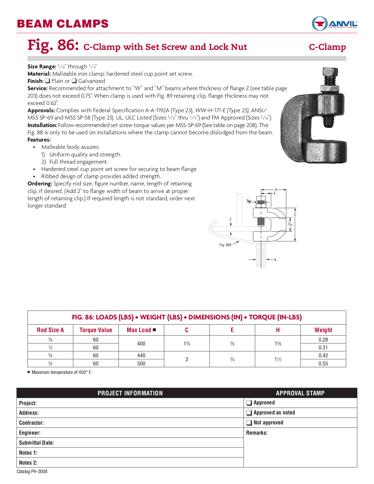 Anvil 86 User Manual