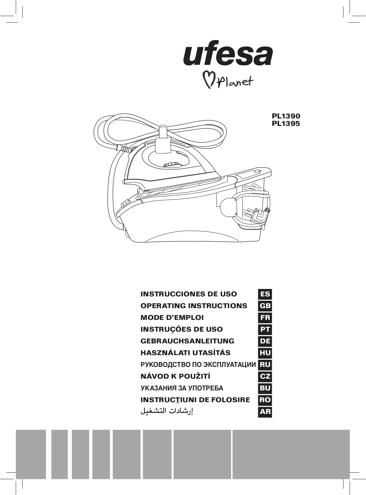 Ufesa PL1395, PL1390 User Manual