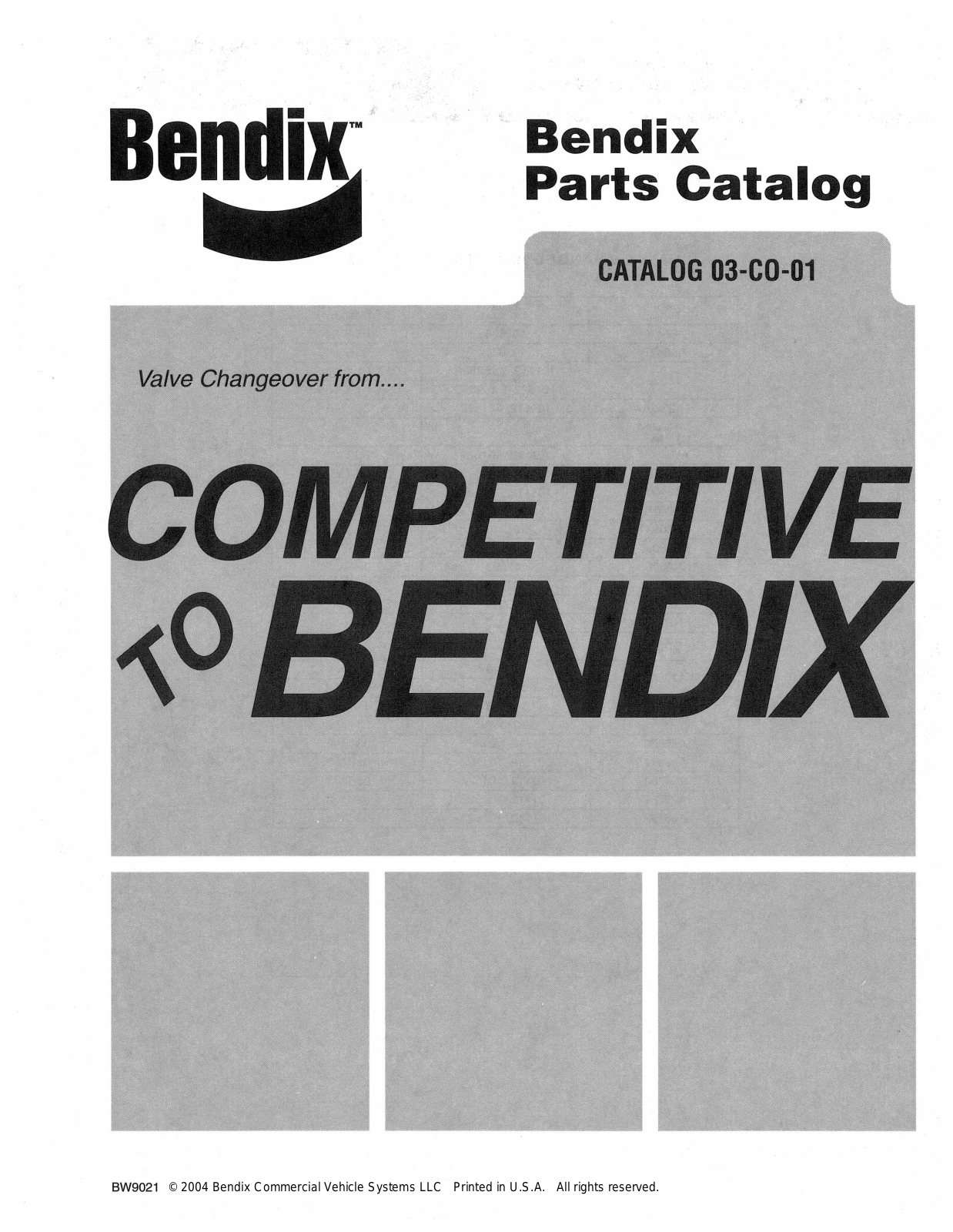 BENDIX 03-CO-01 User Manual