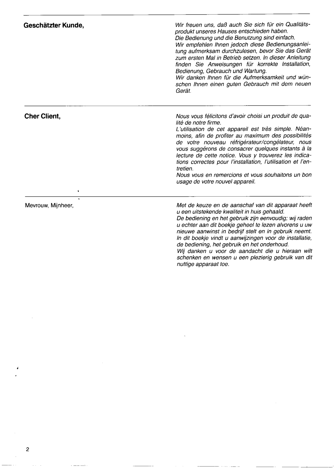 Zanker KS161T, KS3161T Installation Manual