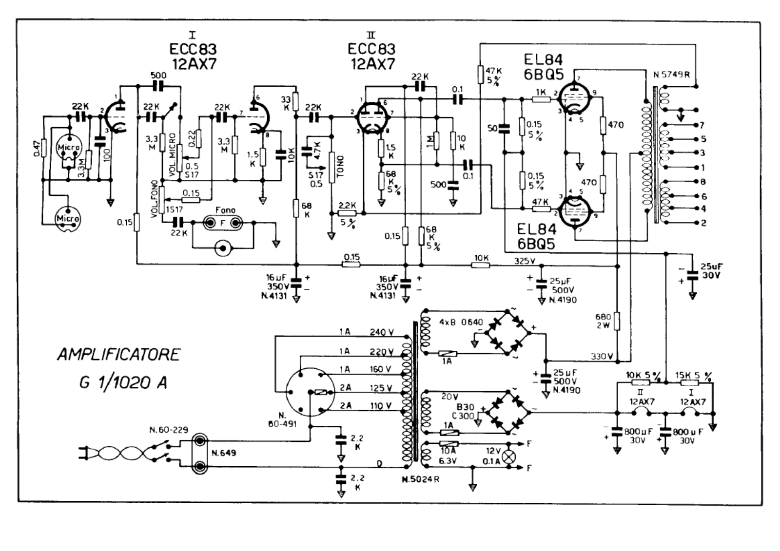 Geloso g1 1020a schematic