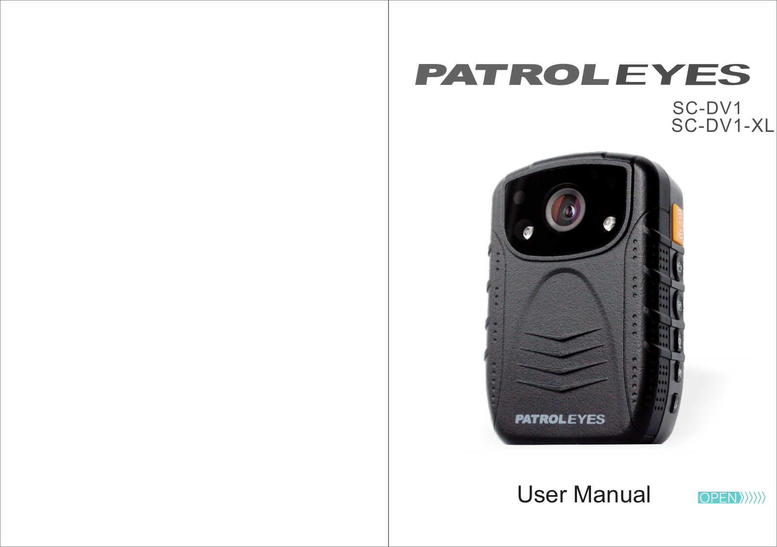 Patroleyes SC-DV1, SC-DV1-XL User Manual