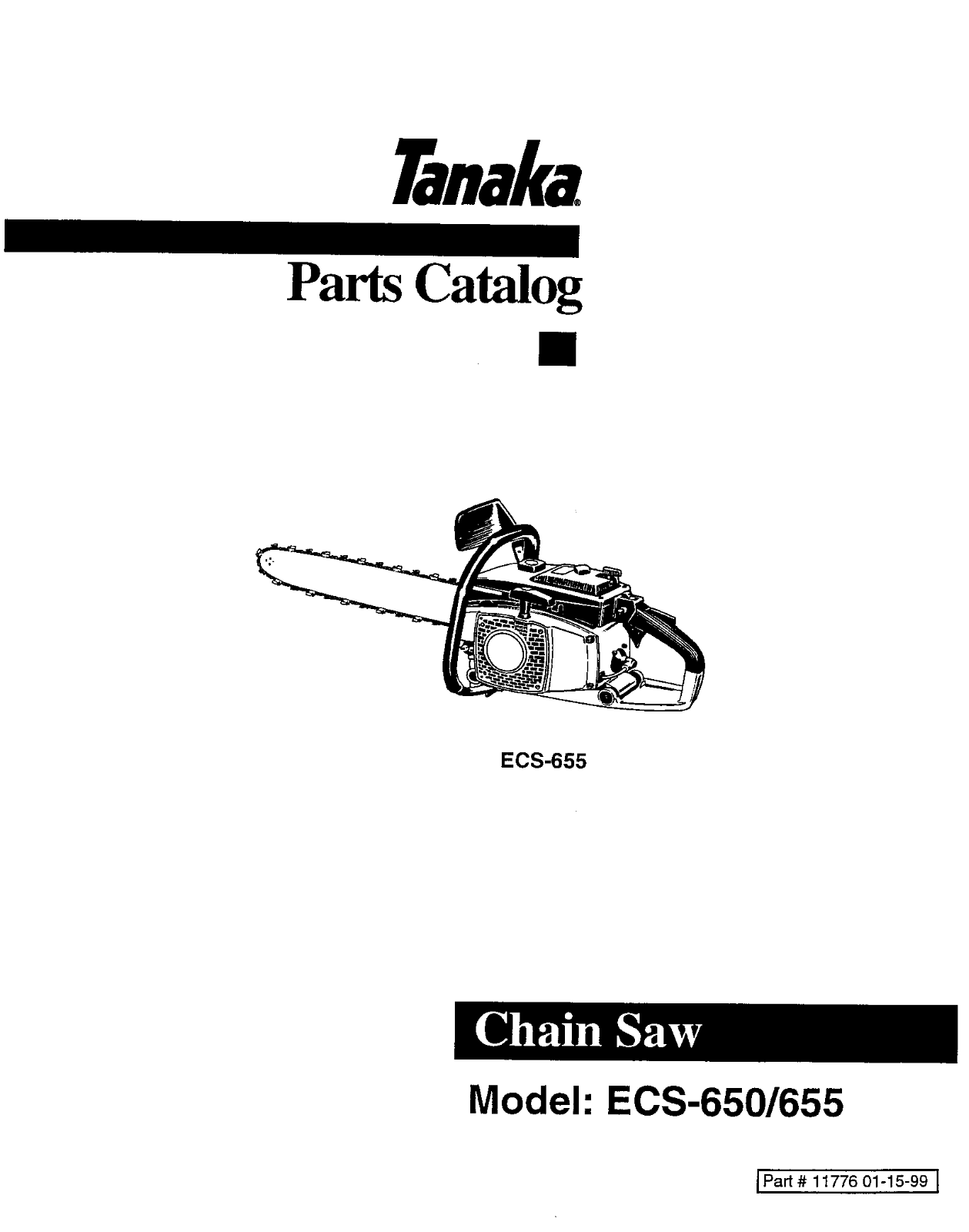 Tanaka ECS-650, ECS-655 User Manual