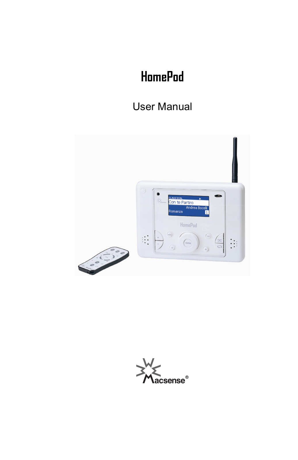 Macsense Connectivity HomePod User Manual