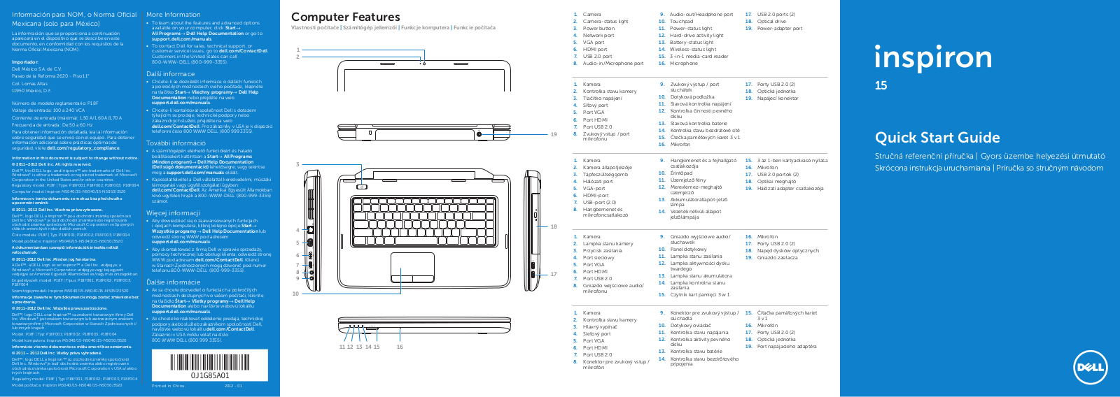 Dell Inspiron 15 N5050 User Manual