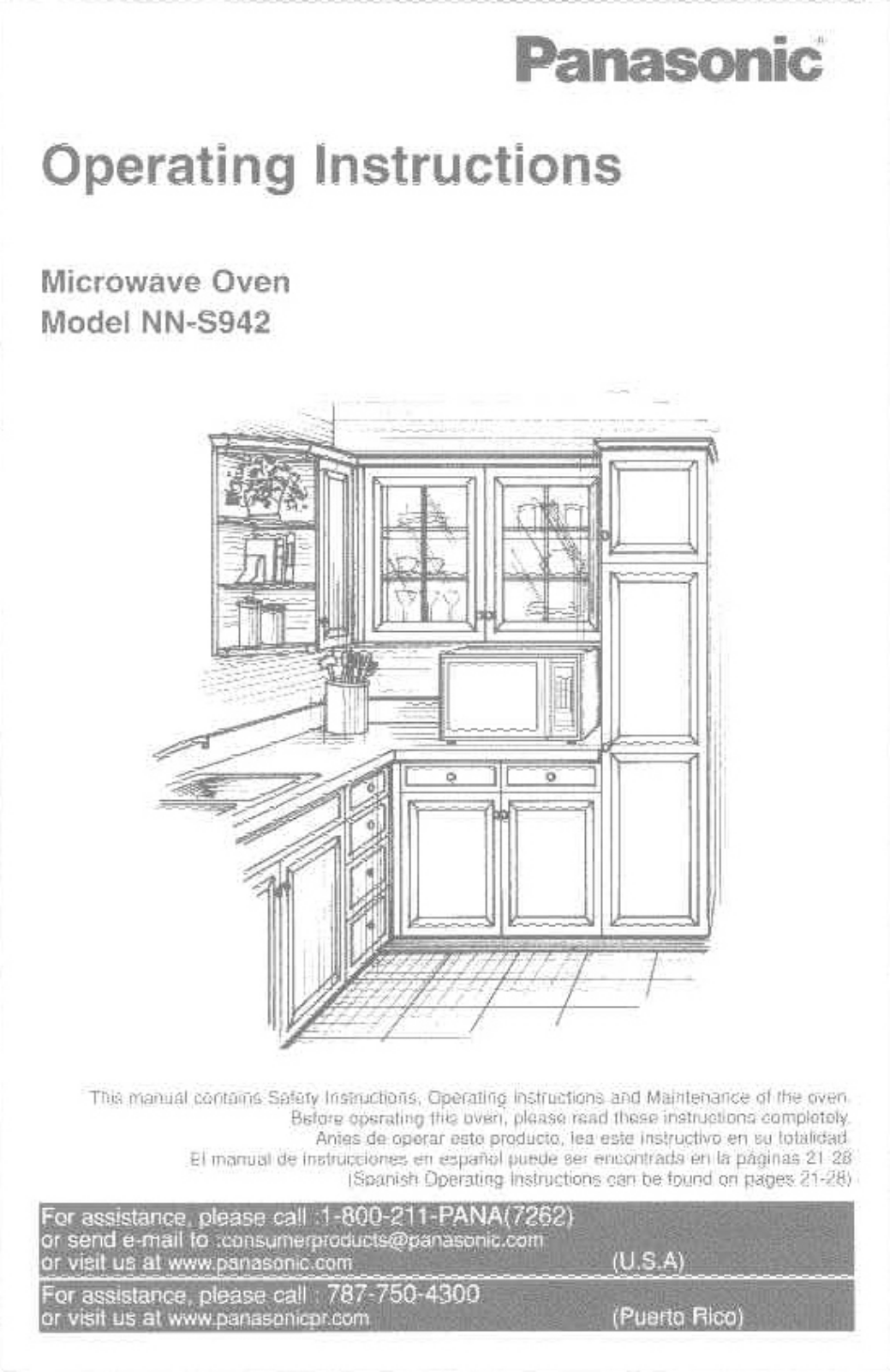 Panasonic NN-S942BF, NN-S942WF User Manual