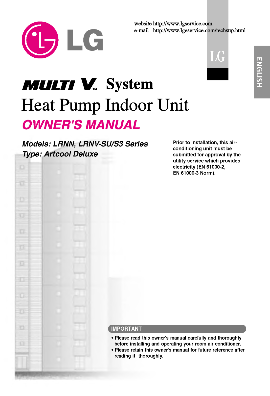 LG LRNN096SUR0 User Manual