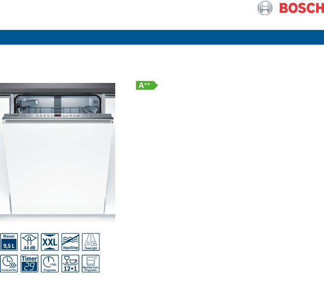 Bosch SBV45JX07E User Manual