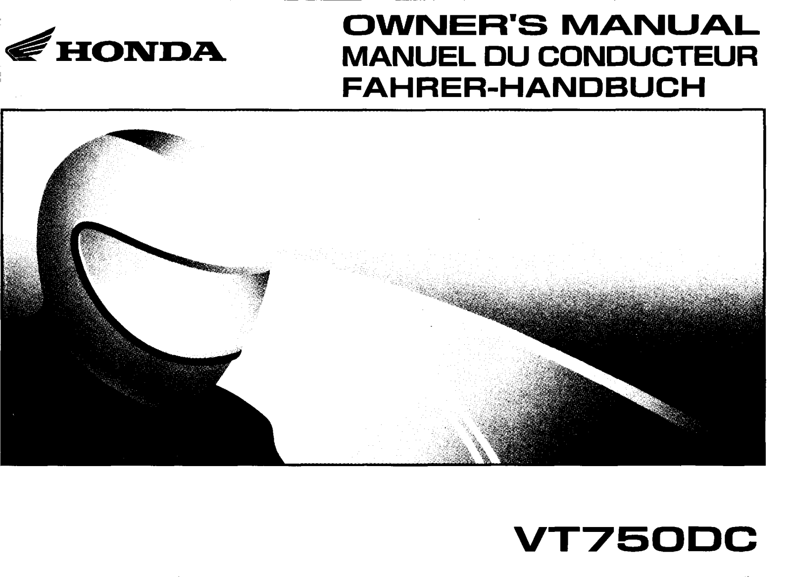 Honda VT750DC Owner's Manual