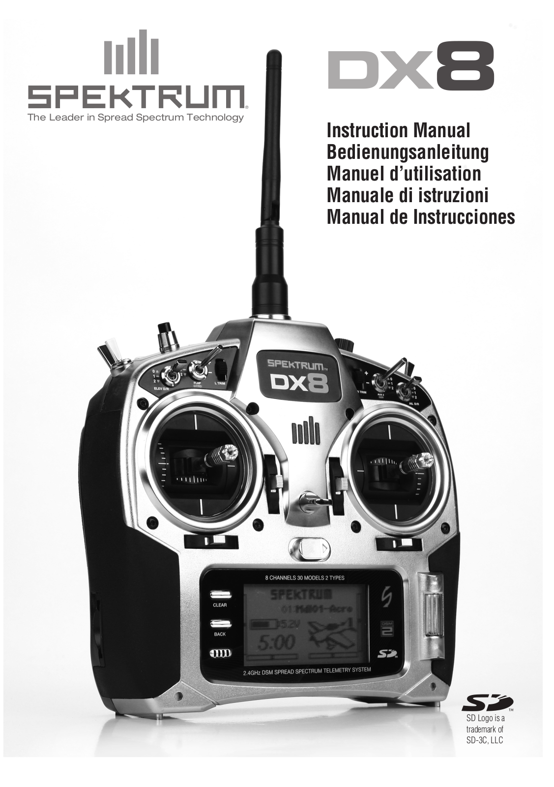 SPEKTRUM DX8 User Manual