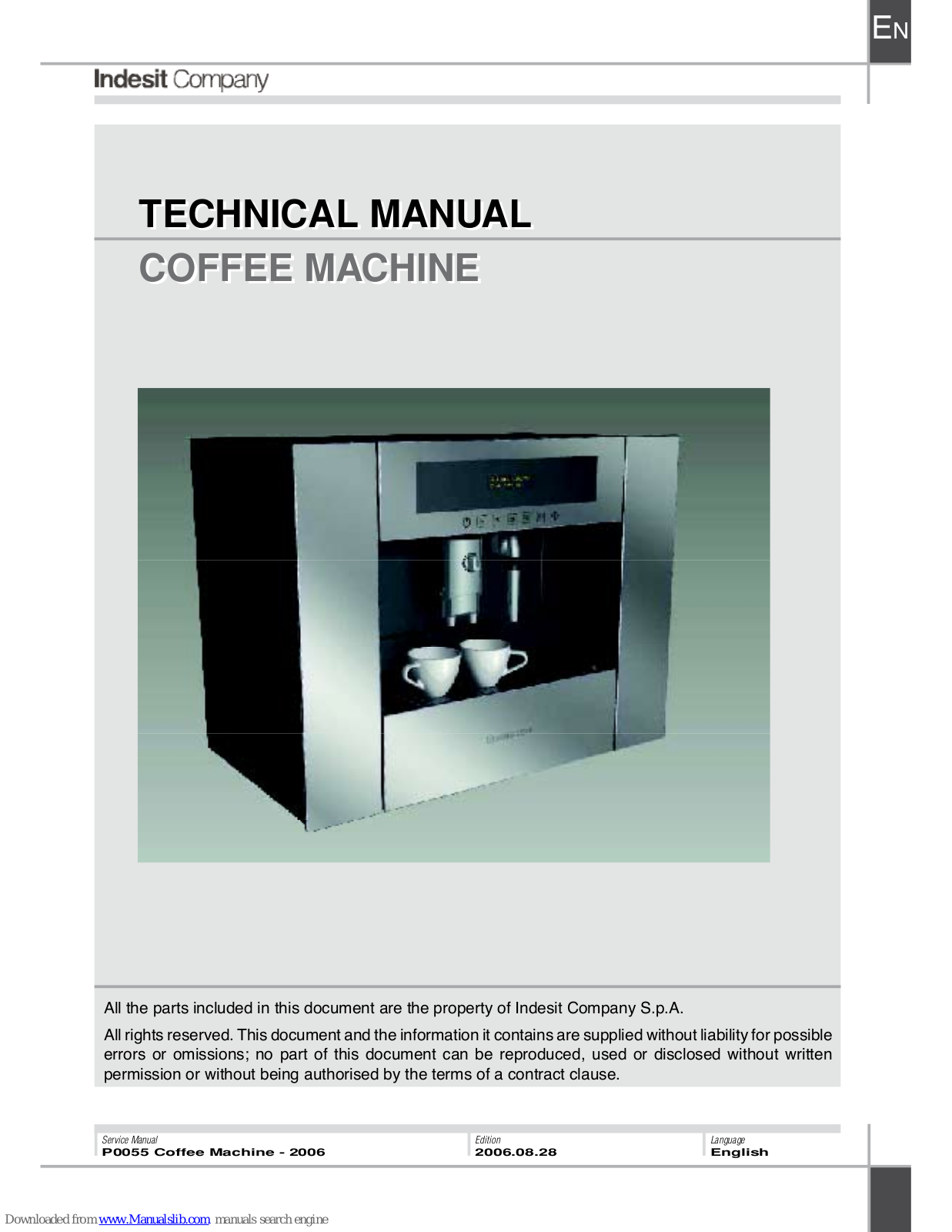 Indesit P0055 Technical Manual - ManualMachine.com